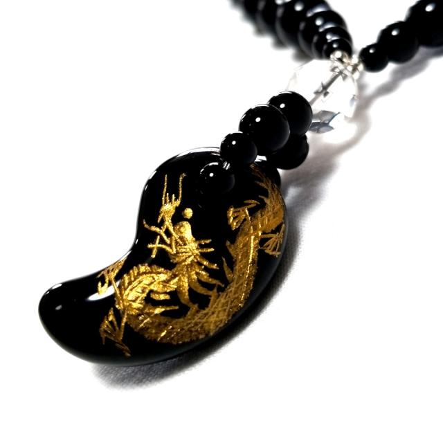 超美品 金龍 勾玉 オニキス カット 水晶 数珠 メンズ レディース ネックレス 送料無料 パワーストーン 天然石 金運 健康 恋愛 仕事運 開 60 Off Bayounyc Com