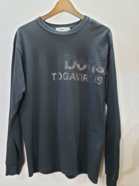 【古着】KOHH Dogs × TOGA VIRILIS トーガ ビリリース ロング Tシャツ 長袖 ブラック 46／トップス【中古】[☆2][12251-202105221の通販はau