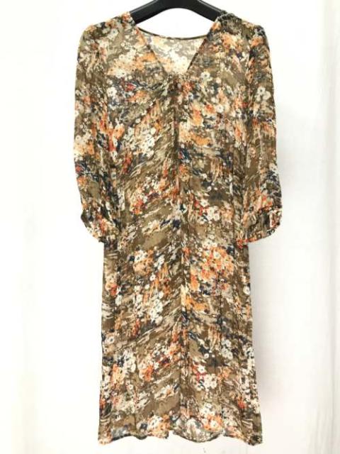 21年春夏再入荷 古着 23区 サイズ38 キュプラ100 シースルー ブラウン系 花柄 総柄 ワンピース ワンピース 3 内祝い Asadtv Com