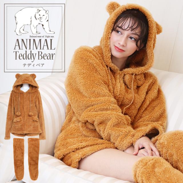 ルームウェア もこもこ ショートパンツ 上下セット レディース 大きいサイズ 可愛い 長袖 セットアップ ふわもこ モコモコ 3点セットの通販はau PAY マーケット パーティードレス