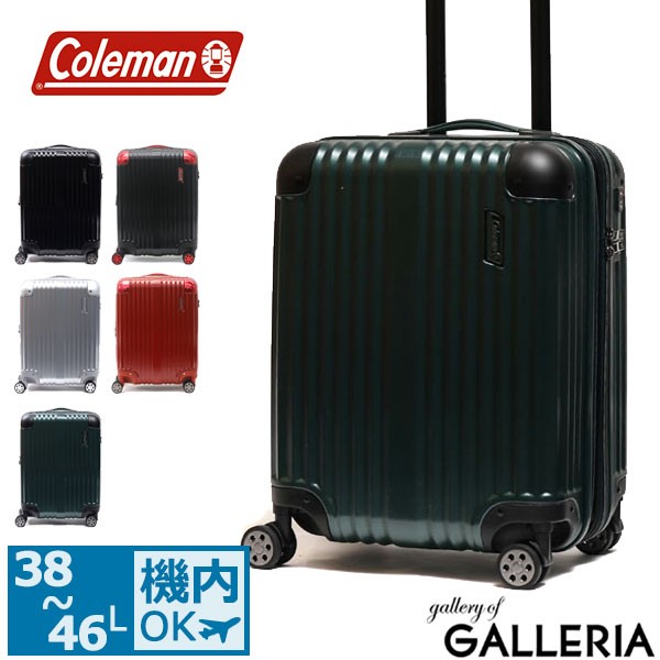 【商品レビューで＋5％】コールマン スーツケース Coleman 18インチキャリーケース 38L 46L 1?3泊 エキスパンダブル 14-59