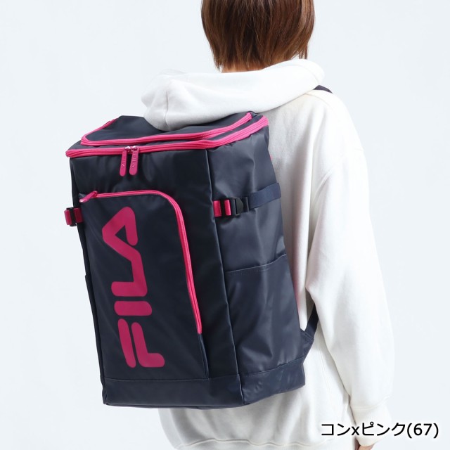 【商品レビューで＋5％】フィラ リュック FILA リュックサック シグナル スクエア 30L 通学リュック 大容量 A4 B4 別注カラー