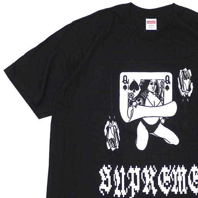 supreme queen tee black