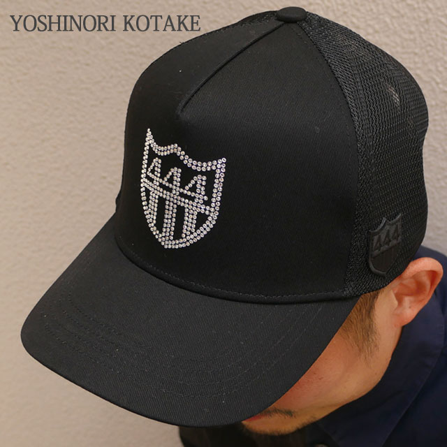 正規販売店 新品 ヨシノリコタケ Yoshinori Kotake X バーニーズ ニューヨーク Barneys Newyork Black Line Rhinestone 444 Mesh Cap Black ブラック 新色追加 Www Fordmodels Com Br