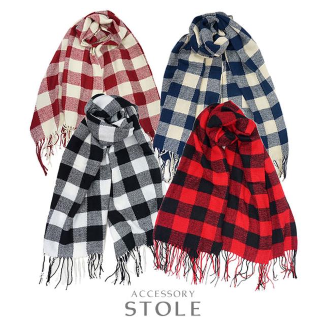 ブロックチェック柄フリンジ大判ストールレディースメンズユニセックスシンプルスヌードスカーフ厚手軽量巻物お揃いペア 送料無料の通販はau Pay マーケット べっぴんｋｏｂｅ 商品ロットナンバー