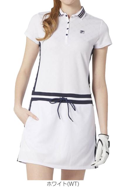 新版 フィラゴルフ レディース ゴルフウェア ジャガード ワンピース 751 407 21年春夏モデル M Ll 現金特価 Olsonesq Com