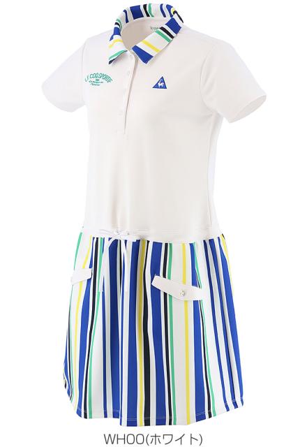 人気ブランド ルコック レディース ゴルフウェア ストライプ ハイブリッド ワンピース Qgwrjj00 21年春夏モデル M Ll 激安特価 Olsonesq Com