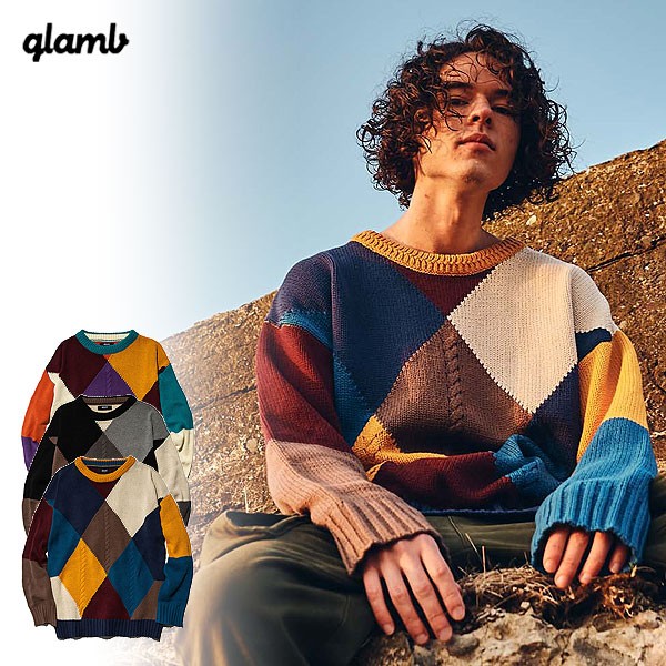 2022 秋 先行予約 8月上旬～中旬入荷予定 glamb グラム Jester Knit 