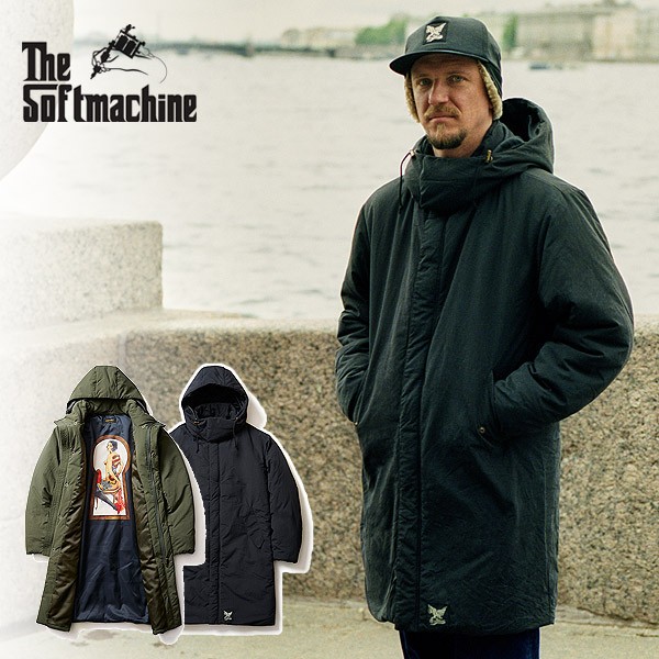 希少 SOFTMACHINE ソフトマシーン COME DOWN COAT XL-