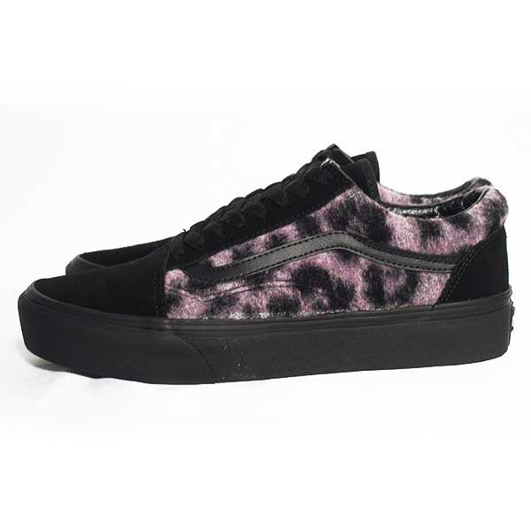 vans leopard platform