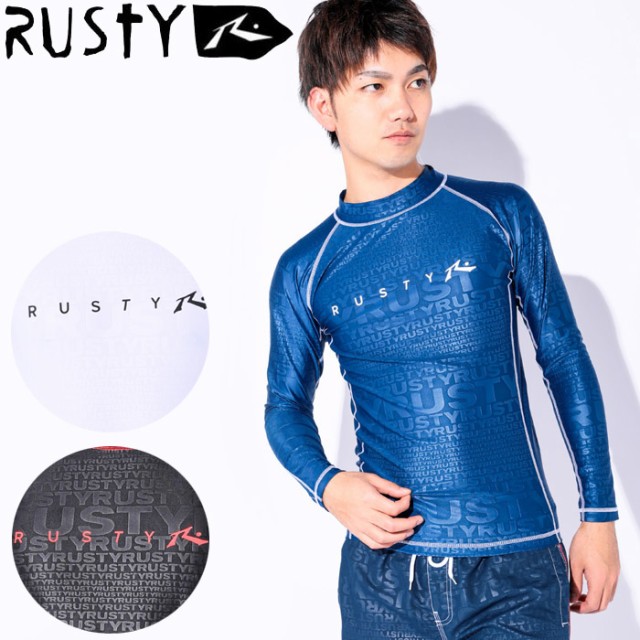 メール便 ラッシュガード 長袖 メンズ Rusty ラスティ 水着 Uvカット Upf50 男性用 紫外線カッの通販はau Pay マーケット Zakka Green 商品ロットナンバー