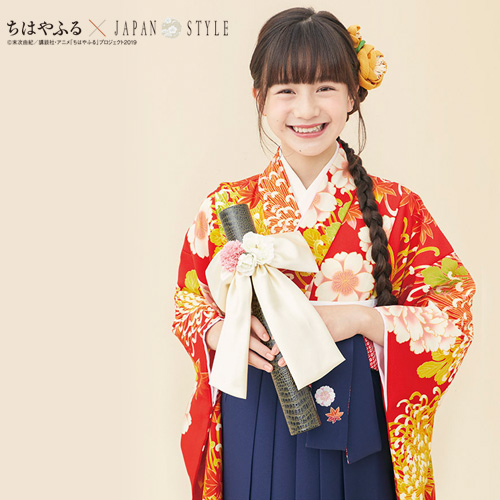 受賞店舗 7泊8日レンタル レンタル ちはやふる Japan Style 卒業式 袴 小学生 レンタル 女の子 ジュニア卒業式袴レンタルセット 赤地に赤系の 最安値挑戦 Vigorgh Com