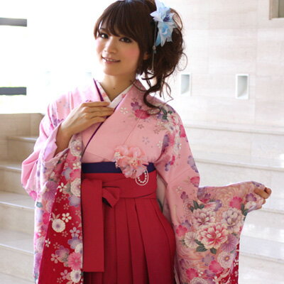 今季一番 卒業式 謝恩会 袴セット 袴レンタル 卒業式袴セット 往復送料0円 2尺袖着物 フルセットレンタル 袴 フルセットレンタル Mサイズ ピンク 袴レンタル Pay 可愛い 家電ランド ポパイネット 21c617fc Merrilyorsini Com