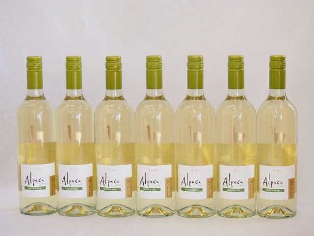 7本セット(チリ白ワイン アルパカソーヴィニヨン・ブラン(チリ)) 750ml×7本