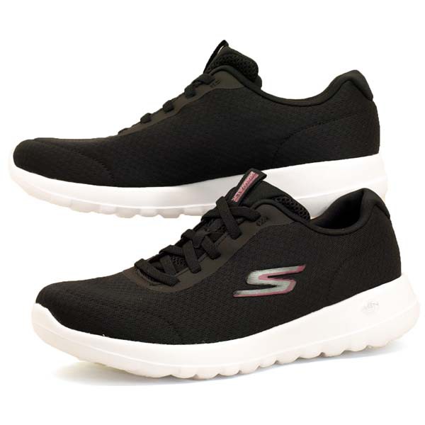 即日発送 スケッチャーズ Skechers Gowalk Joy Ecstatic Bkw ゴーウォークジョイ 黒 スリッポン スニーカー レディース 即発送可能 Fcrtt Org