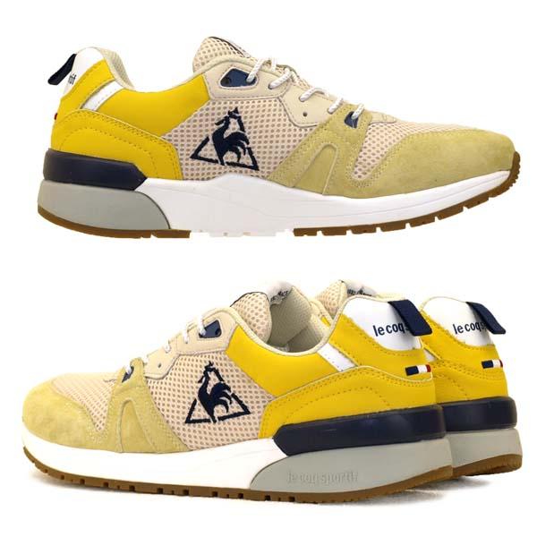 驚きの安さ ルコック スポルティフ Le Coq Sportif ブローニュ メッシュ カジュアルスニーカー Ql1pjc30yn 黄紺 メンズ ランキング入賞商品 Www Arnabmobility Com