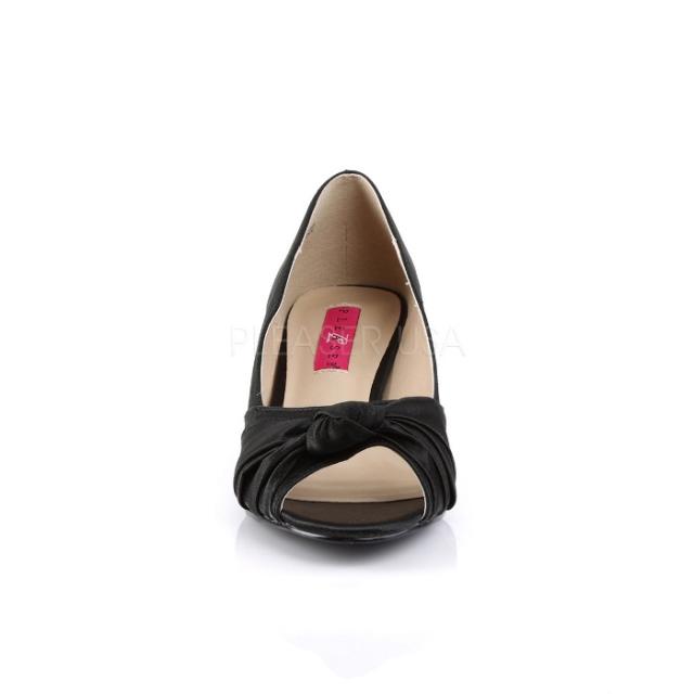 絶対一番安い Pleaser プリーザー パンプス ローヒール 大きいサイズ 小さいサイズ 黒 ブラック サテン 5 Cm ヒール レディース メンズ ピンヒール 女 別注 Carlavista Com