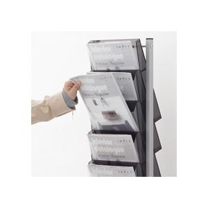 メーカー トヨダプロダクツ 1台の通販はau PAY マーケット - フジックス|商品ロットナンバー:244149604 パンフレットスタンド 3列10段 A4サイズ PS-310 ❏になる