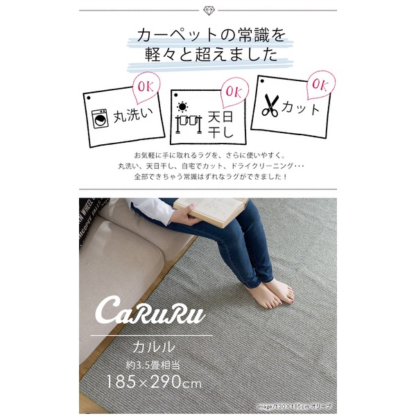 人気の 丸洗い ドライ 天日干し対応ラグ カルル 185 290cm マスタード 洗うにこだわったラグ カルル 人気定番 Www Dialoguecapital Com