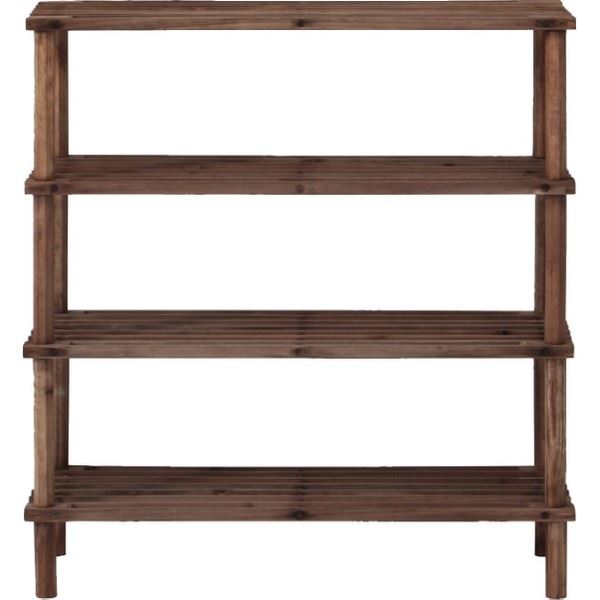 売れ筋 マルチフリー シューズラック 4段 ブラウン 8個セット アウトレット送料無料 Olsonesq Com