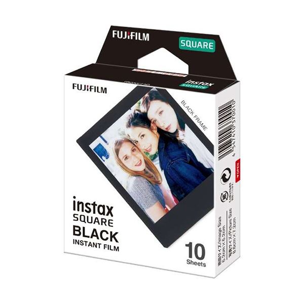 枚数限定 まとめ 富士フイルム インスタントカラーフィルムinstax Square ブラック 1パック 10枚 10セット 人気満点 Farmerscentre Com Ng