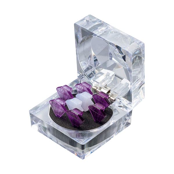 おしゃれ まとめ ライオン事務器 ジュエリーデザインクリップ アメジスト Jc 8am 1パック 8個 10セット 人気再入荷 Elskaveda Com