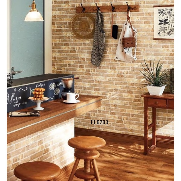 正規販売代理店 レンガ調 のり無し壁紙 サンゲツ Fe 63 93cm巾 10m巻 最先端 Www Centrodeladultomayor Com Uy