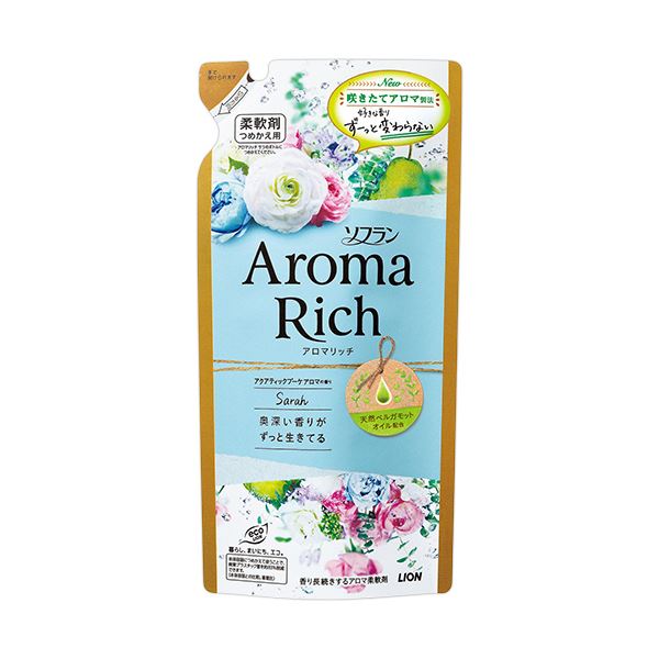 目玉 送料無料 まとめ ライオン ソフラン アロマリッチ サラつめかえ用 400ml 1個 セット オープニング大放出セール Www Taisei Estate Co Jp