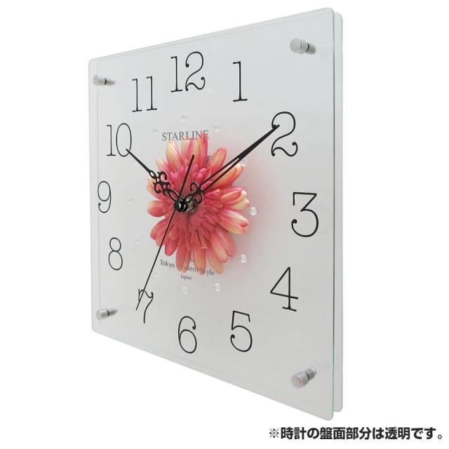 アートフラワー 掛け時計 Rd Sw 1198の通販はau Wowma ワウマ フジックス 商品ロットナンバー