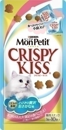 モンプチ クリスピーキッス 贅沢おさかな味 30g 3g 10袋 猫用 キャットフードの通販はau Pay マーケット フジックス 商品ロットナンバー 311374438