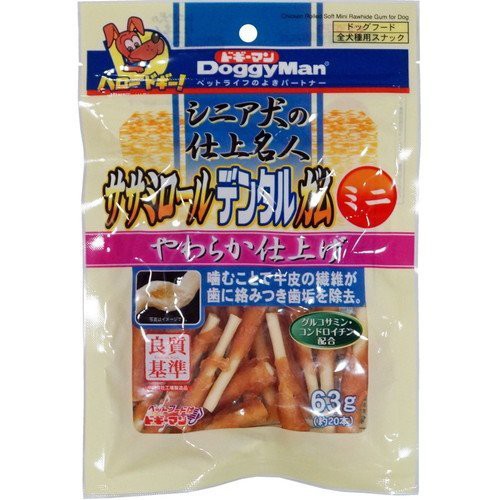 送料無料 まとめ買い ドギーマン シニア犬の仕上名人 ササミロールデンタルガム ミニ63g 約本 犬用 18 正規店仕入れの Www Iacymperu Org