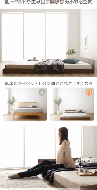 人気最新作✬ ベッド シンプル モダン ナチュラル シングル ポケットコイルマットレス付きの通販はau PAY マーケット - フジックス|商品ロットナンバ 低床 ロータイプ すのこ 木製 一枚板 フラット ヘッド 新作SALE