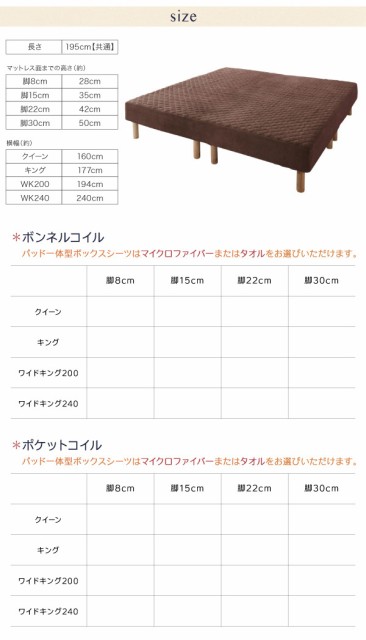 グランド 家族を繋ぐ大型マットレスベッドボンネルコイル モカブラウンの通販はau PAY マーケット - フジックス｜商品ロットナンバー：230857104 タオルタイプセット 脚22cm キング 〉いただけま