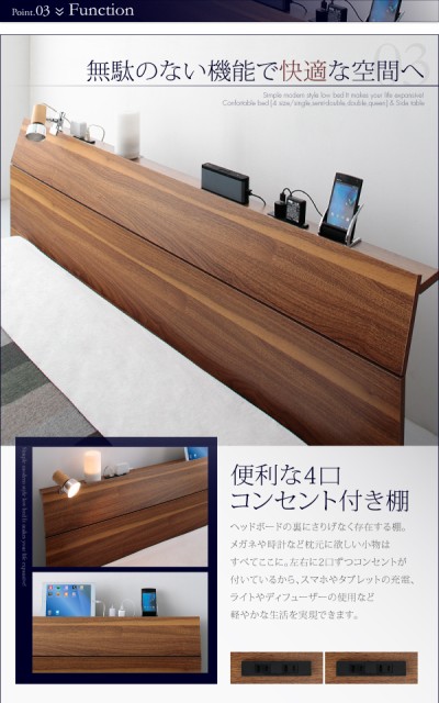 好評超激安 棚付 ホワイト 〔マット色〕白の通販はau PAY マーケット - フジックス|商品ロットナンバー:277167262 デザインフロアローベッド 〔Douce〕 〔スタンダードポケットコイルマット付〕 ダブル 最大5%セット割