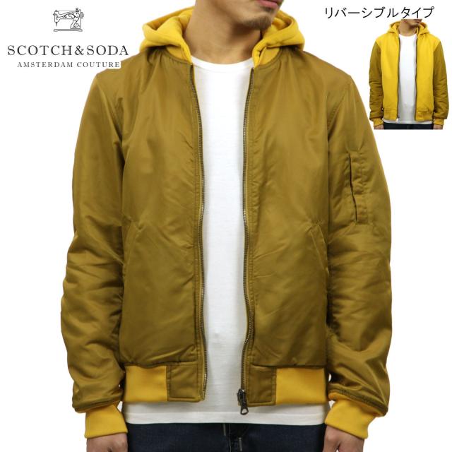 スコッチアンドソーダ Scotch Web限定 Soda 正規販売店 メンズ リバーシブル Ma 1 0161 Reversible Jacket 1437 Bomber ボンバージャケット