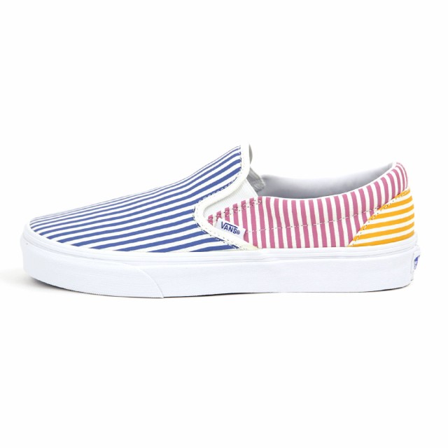 striped vans slip ons