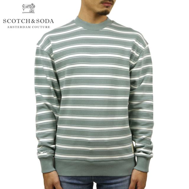 スペシャルset価格 スコッチアンドソーダ スウェット メンズ 正規販売店 Scotch Soda ボーダー柄 トレーナー Striped Crewneck Felpa Sweat D Combo B 1623 超美品 Paradisiahotel Bj