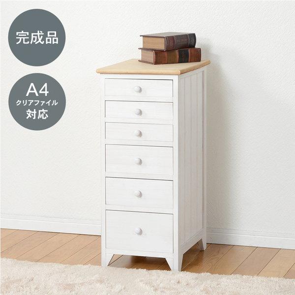 買蔵 杉田 フレンチカントリー調チェスト 6段 Mch 5260naw かわいいこだわりがいっぱいです 完成品です 収納家具 タンス チェスト 送料無料 300 売り出し安い Clinicacemec Com