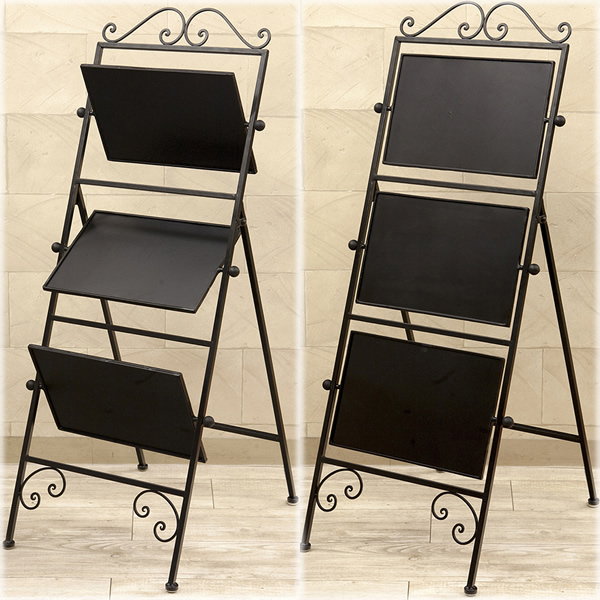 売り切れ必至 コベントアイアン ブラックボードスタンド Hq5193 お洒落 インテリア 黒板 ボード お店 メニューボード