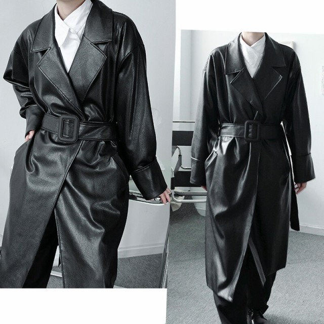 即納特価 トレンチコート 長袖 ロングスリーブ メンズ ストリート カジュの通販はau PAY マーケット - BIGBANGFELLAS|商品ロットナ PUレザー デザイン 本革調 アウター 韓国 ファッション メンズ ゆったり 高品質安い