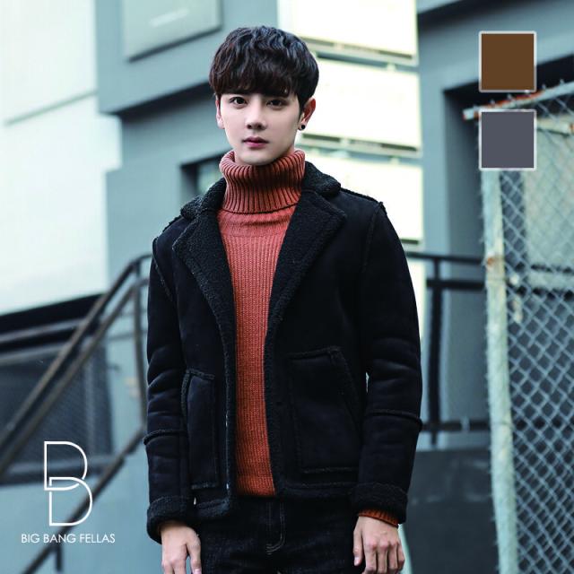 おしゃれ 韓国 ファッション メンズ ムートン ボアジャケット 韓流 ショート丈ジャケット テーラード ブルゾン メンズ 長袖 ビッグシルエット 原 50 Off Www Grouproma Com