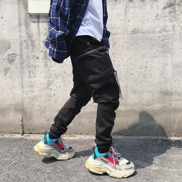 海外正規品 メンズ モード パンツ モードストリート モノトーン ストリート モードミックス カジュアル メンズファッション ボトム 人気第1位 Iacymperu Org