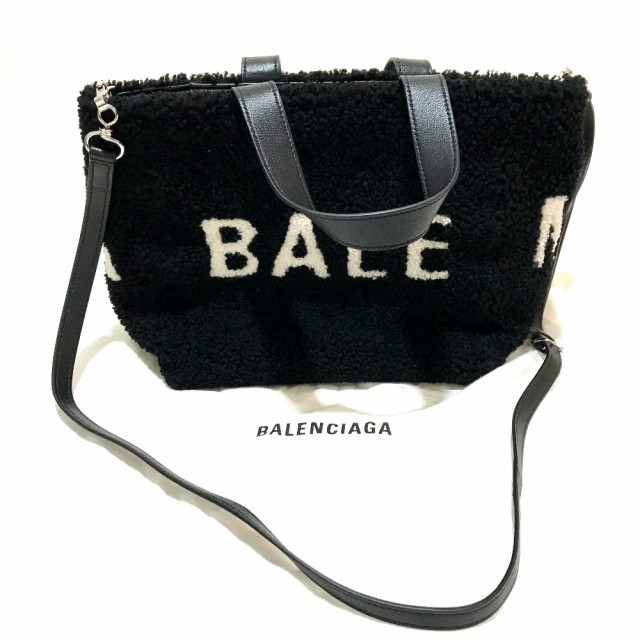ランク╔ BALENCIAGA トートバッグの通販はau PAY マーケット - ブランドショップ リファレンス｜商品ロットナンバー：352125691 バレンシアガ 5328730 2WAY シアリング ショルダーバッグ ロットナン