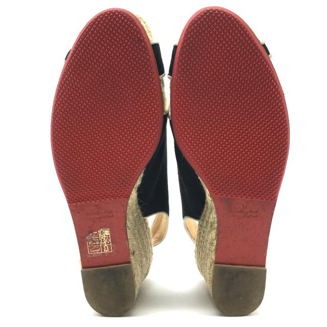 豊富な100%新品 Christian Louboutin クリスチャンルブタン ウェッジソール バックスリングの通販はau PAY マーケット - ブランドショップ リファレンス|商品ロットナンバー:465848792 お得新作登場