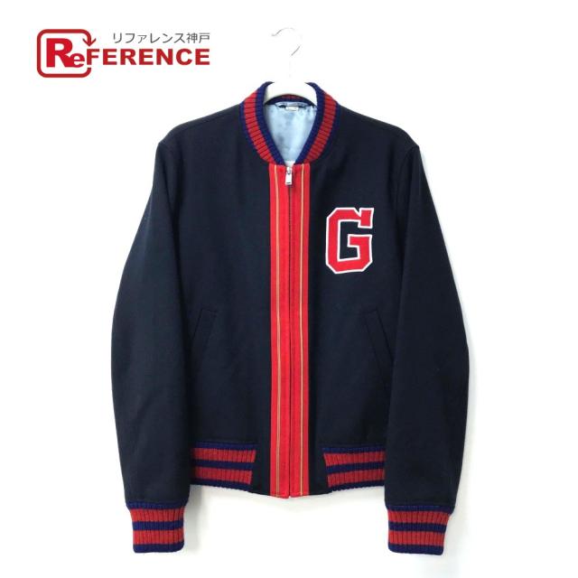肌触りがいい あす着 Gucci メンズ ボンバージャケット Gワッペン フェルト グッチ その他ジャケット アウター Revuemusicaleoicrm Org