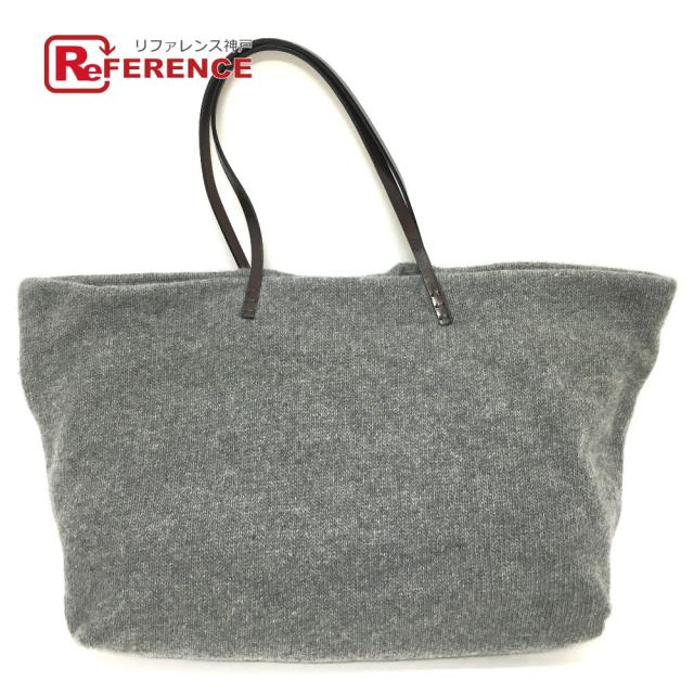 購入 ブログ あす着 Fendi フェンディ ニット 冬 トートバッグ ニット グレー レディース 当日発送分 Hogarruth Com