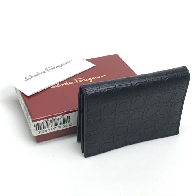 について Salvatore レザーの通販はau PAY マーケット - ブランドショップ リファレンス|商品ロットナンバー:507501767 Ferragamo サルヴァトーレフェラガモ ガンチーニ カードケース のフェラガ