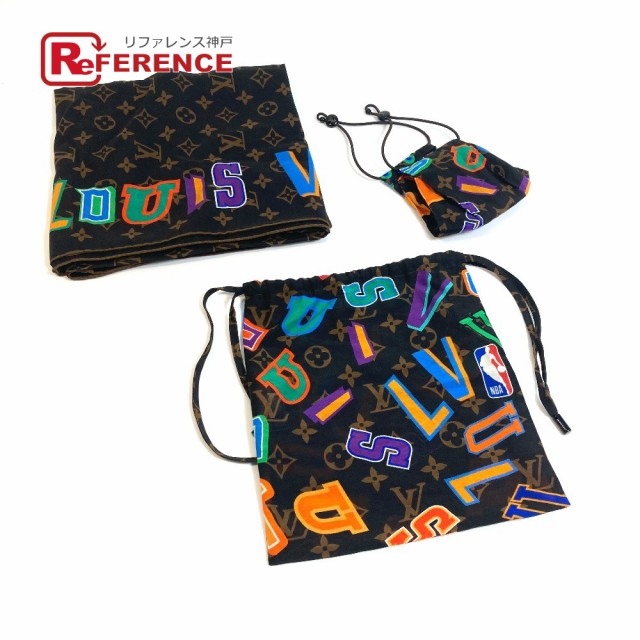 未使用 LOUIS VUITTON ルイヴィトン MP3031 NBA モノグラム レターズ 2021AW マスク コットン