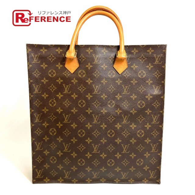 あす着 LOUIS VUITTON ルイヴィトン M51140 モノグラム サックプラ トートバッグ レディース