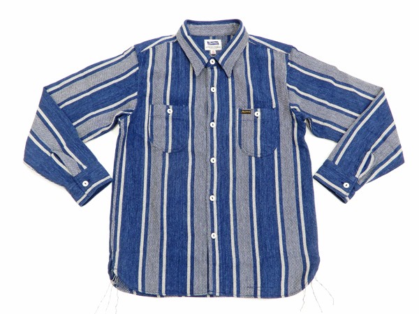 サロン専売 フェローズ ワークシャツ 長袖シャツ ネイビー 新品の通販はau PAY マーケット - 服屋アットマート|商品ロットナンバー:469978775 ストライプ ネルシャツ 20W-720WS Pherrows Pherrows メンズ 大得価新品